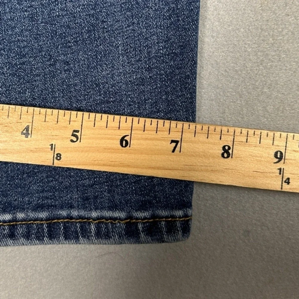 Levis 503 Jeans Mens 38X30 Blue Straight Leg Stretch Distressed Red Tab Denim